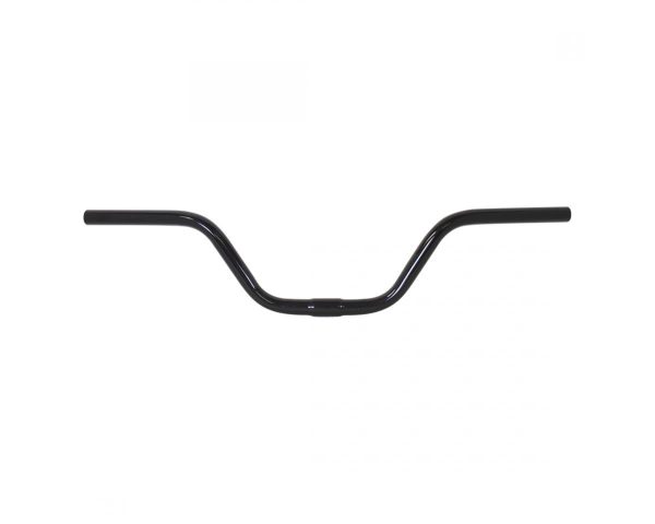 Wald 803 Steel Riser Handlebar (Black) (25.4mm) (5.25" Rise) (27" Width) (2.75" Backsweep)