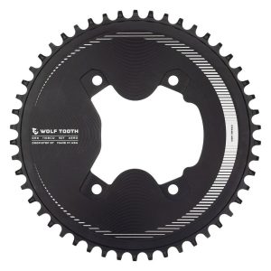 Wolf Tooth Components Aero Chainring (Black) (GRX 800 Series) (Drop-Stop ST) (Single) (50T) (110mm S