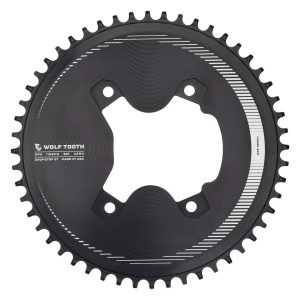 Wolf Tooth Components Aero Chainring (Black) (GRX 800 Series) (Drop-Stop ST) (Single) (52T) (110mm S