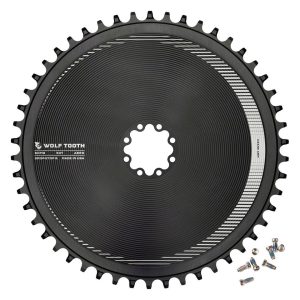 Wolf Tooth Components Direct Mount Aero Chainring (Black) (Drop-Stop B) (Single) (50T) (For SRAM 8-B