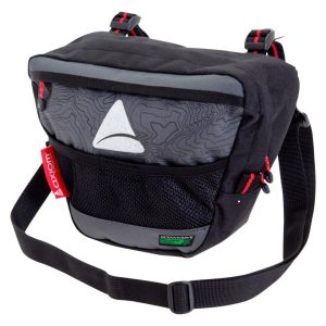 Axiom Seymour Oceanweave P4 Handlebar Bag (Black/Grey) (3.8L)