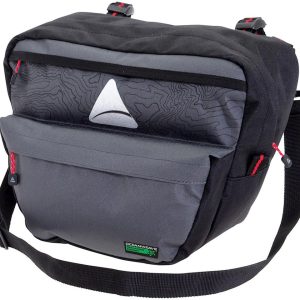 Axiom Seymour Oceanweave P7 Handlebar Bag (Black/Grey) (7L)