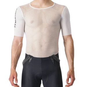 Castelli Bolero Short Sleeve Base Layer - SS24 - White / Medium