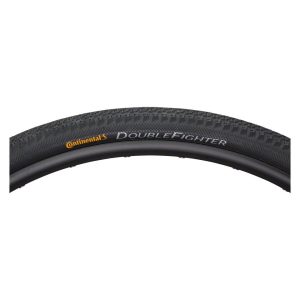 Continental Double Fighter III Tire (Black) (700c) (35mm) (Wire)