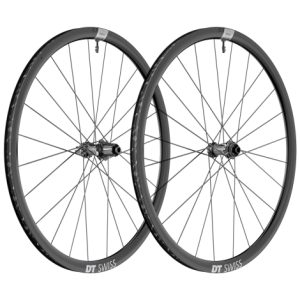 DT Swiss A 1800 Spline Disc Road Wheelset - 700c - Black / Shimano / 12mm Front - 142x12mm Rear / Centerlock / Pair / 11-12 Speed / Hookless / 700c