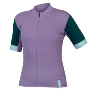 Endura FS260 Women's Short Sleeve Cycling Jersey - Violet / Small