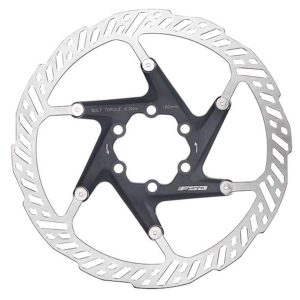 FSA K-Force 2 Piece Disc Brake Rotor (Black) (6-Bolt) (1) (180mm)