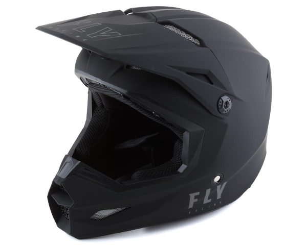 Fly Racing Kinetic Solid Helmet (Matte Black) (XS)