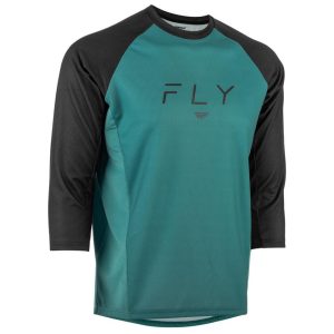 Fly Racing Ripa 3/4 Sleeve Jersey (Evergreen/Black) (S)