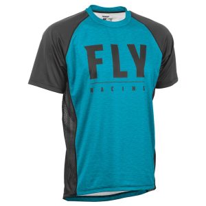 Fly Racing Super D Jersey (Blue Heather/Black) (S)