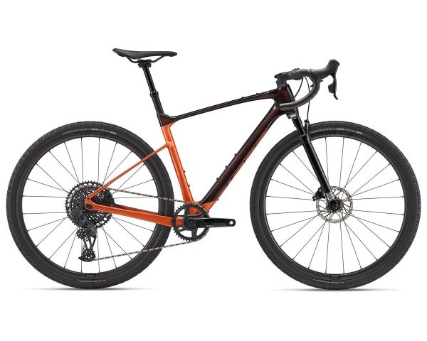 Giant Revolt X Advanced Pro 1 Adventure/Gravel Bike (Cordovan/Copper Coin) (M/L)