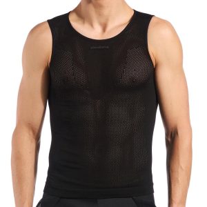 Giordana Ultra Light Knitted Tank Base Layer (Black) (M/L)