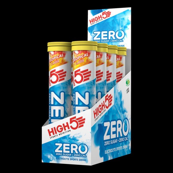 High5 Zero Electrolyte Tablets Box of 8 Tubes x 20 Tablets