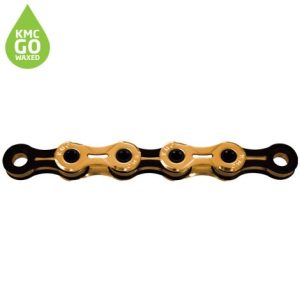 KMC X11SL Gold Ti-N Pre-waxed Chain - 11 Speed - Gold / Black / 11 Speed / 126 Links