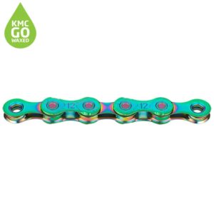 KMC X12 Aurora Pre-waxed Chain - 12 Speed - Aurora Green / 12 Speed / 126 Links / Waxed