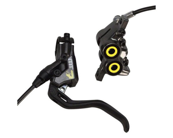 Magura MT7 Next Hydraulic Disc Brake (Carbon/Yellow) (Post Mount) (Left or Right) (Caliper Included)