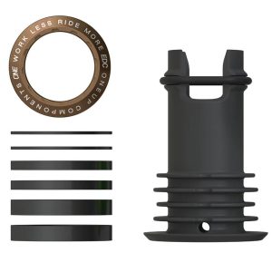 OneUp Components EDC Threaded Top Cap (Bronze) (1 1/8") (Alloy) (Includes Headset Spacers)