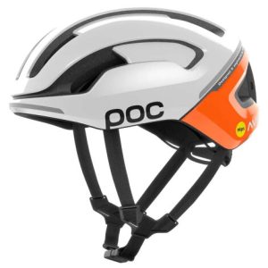 POC Omne Beacon MIPS Road Helmet - Fluorescent Orange AVIP / Hydrogen White / Medium / 54cm / 59cm