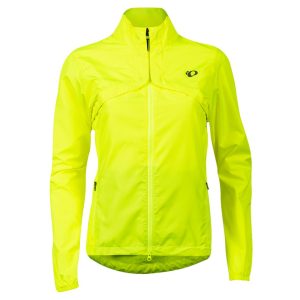 Pearl Izumi Women's Quest Barrier Convertible Jacket (Screaming Yellow/Turbulence) (S)