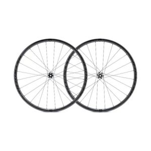 Reynolds AR25 Tubeless Disc Road Wheelset - Black / Shimano / 12mm Front - 142x12mm Rear / Centerlock / Pair / 11-12 Speed / Clincher / 700c