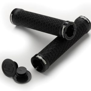 SRAM Locking Grips (Black) (w/ Double Clamps) (130mm)