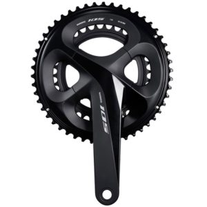 Shimano 105 R7000 Chainset - 11 Speed - Black / 34/50 / 172.5mm / 11 Speed