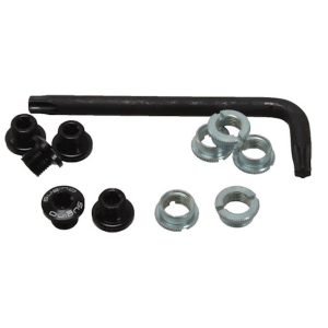 Sugino Alloy Chainring Bolt Set (Black)