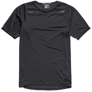 Troy Lee Designs Skyline Short Sleeve Jersey (Mono Black) (M)