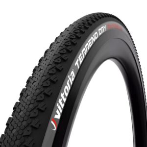 Vittoria Terreno Dry Gravel Endurance Tubeless Gravel Tyre - 700c - Black / Anthracite / 700c / 47mm / Folding