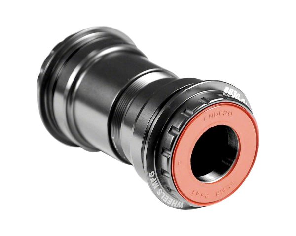 Wheels Manufacturing Bottom Bracket (Black) (BB30) (24mm/Shimano Spindle) (ZERO Ceramic Hybrid Beari