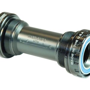 Wheels Manufacturing Threaded External ABEC-3 Bottom Bracket (Black) (BSA) (68/73) (24mm/Shimano Spi