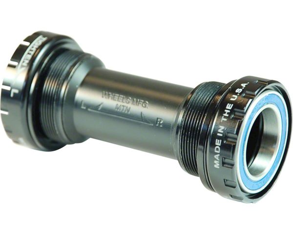 Wheels Manufacturing Threaded External ABEC-3 Bottom Bracket (Black) (BSA) (68/73) (24mm/Shimano Spi