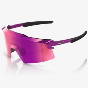 100% Aerocraft Sunglasses - HiPER Lens - Gloss Purple Chrome / Purple Multilayer Mirror Lens