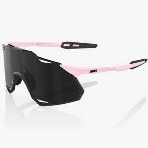 100% Hypercraft XS Sunglasses Mirror Lens - Soft Tact Desert Pink / Black Mirror Lens