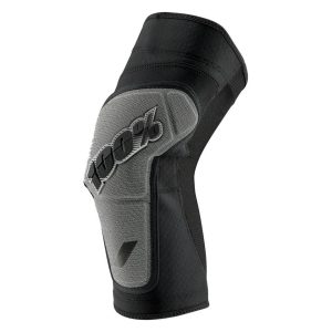 100% Ridecamp Knee Guards (Black/Grey) (L)