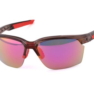 100% Sportcoupe Sunglasses (Polished Translucent Crystal Smoke) (Purple Multilayer Mirror)