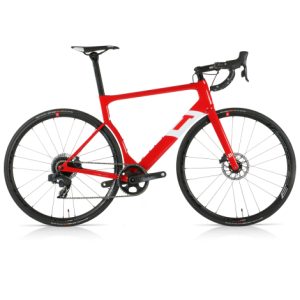 3T Strada Team Force eTap Aero Road Bike - Ex-Display - Red / Large / EX-DISPLAY