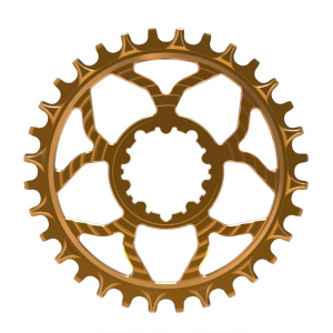 5Dev | 7075 Classic Chainring | Black | 32T, 3Mm Offset | Aluminum