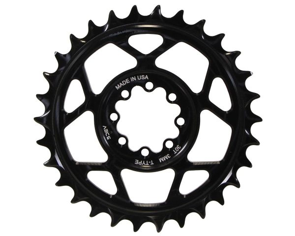 5Dev T-Type 8-Bolt Chainring (Black) (3mm Offset) (32T)