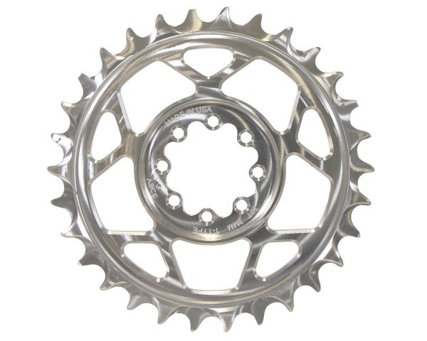 5Dev T-Type 8-Bolt Chainring (Clear) (3mm Offset) (30T)