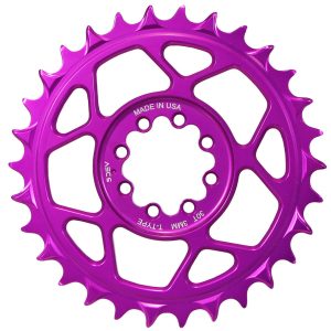 5Dev T-Type 8-Bolt Chainring (Purple) (3mm Offset) (30T)