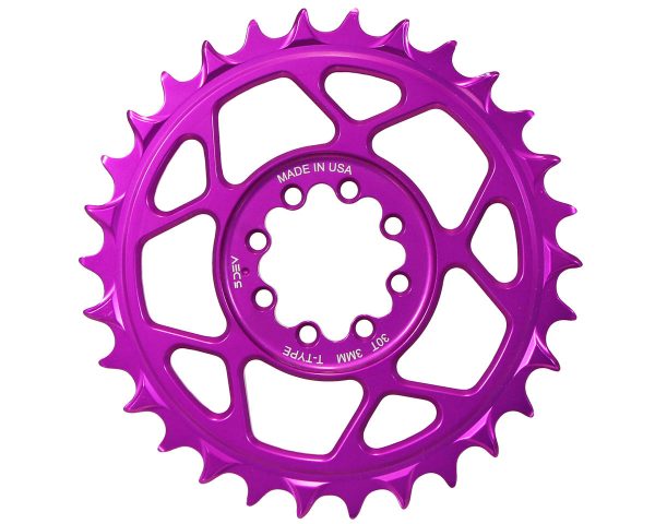 5Dev T-Type 8-Bolt Chainring (Purple) (3mm Offset) (32T)