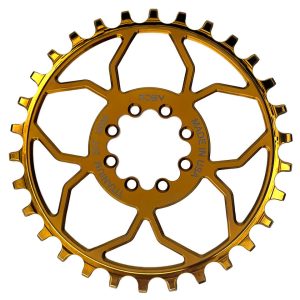 5Dev Titanium 8-Bolt Chainring (Bronze) (3mm Offset) (30T)