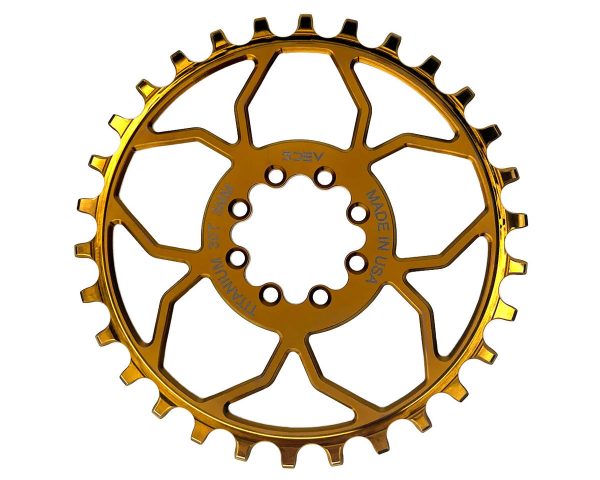 5Dev Titanium 8-Bolt Chainring (Bronze) (3mm Offset) (32T)