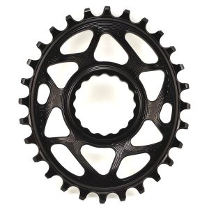 Absolute Black Direct Mount Race Face Cinch Oval Chainrings (Black) (Single) (6mm Offset) (28T) (1 x