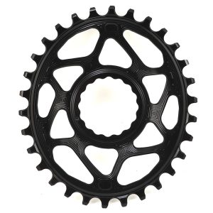 Absolute Black Direct Mount Race Face Cinch Oval Chainrings (Black) (Single) (6mm Offset) (30T) (1 x