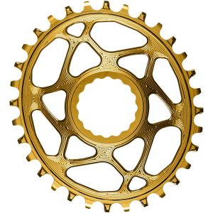 Absolute Black Direct Mount Race Face Cinch Oval Chainrings (Gold) (Single) (3mm Offset/Boost) (32T)