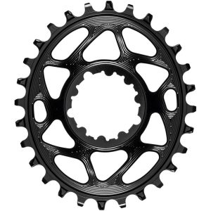 Absolute Black SRAM GXP Direct Mount Oval Chainrings (Black) (Single) (3mm Offset/Boost) (30T) (1 x