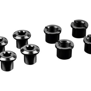 Absolute Black T-30 Chainring Bolt Set (4x Bolts & Nuts) (Long)