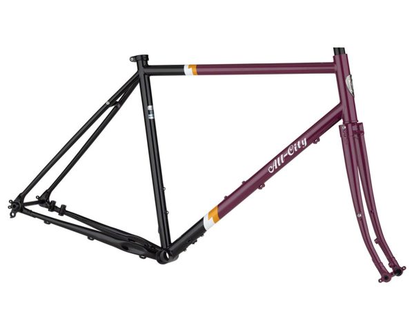 All-City Gorilla Monsoon Gravel Frameset (Charred Berry) (49cm) (Steel) (650b/700c)